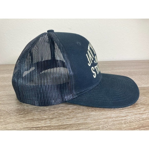 Jaty & The Black Stallions Hat Unisex Snapback Mesh Back Music OSFA Black Cap - Picture 6 of 9